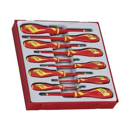 Teng Tools TTDV910N - 10 Piece 1000 Volt Screwdriver Set TTDV910N